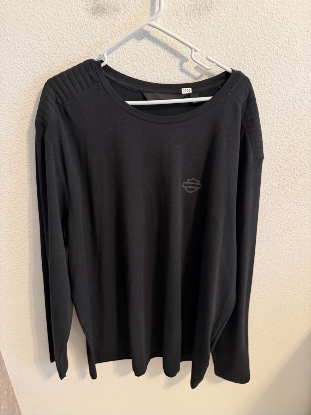 Harley-Davidson Black Crewneck Sweater with Subtle Logo